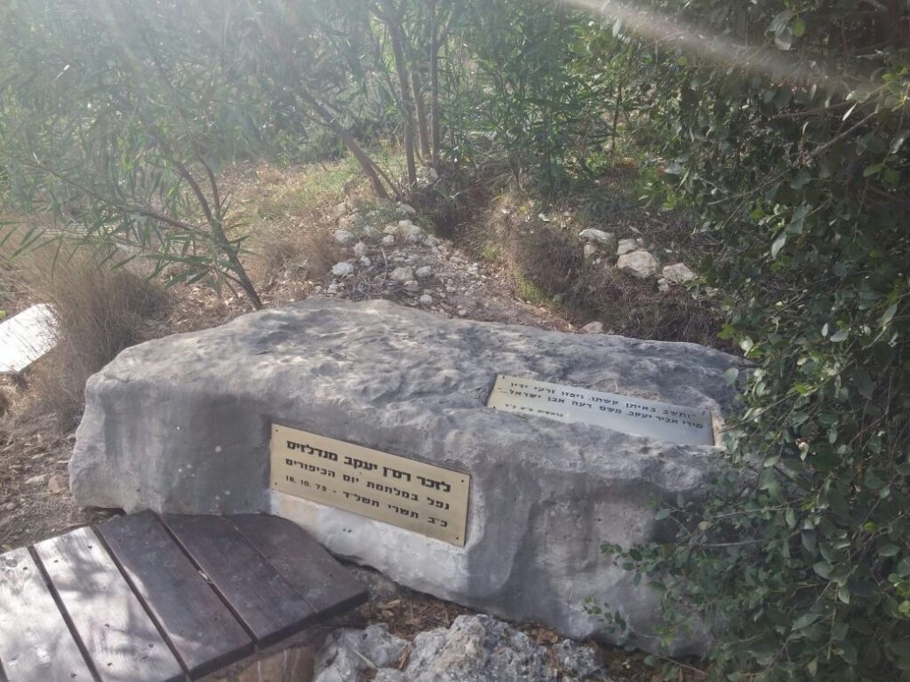 פינה לזכרו של מנדי (יעקב) מנדלזיס